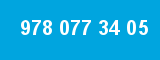 978 077 34 05 978 077 34 05